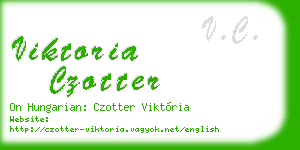 viktoria czotter business card